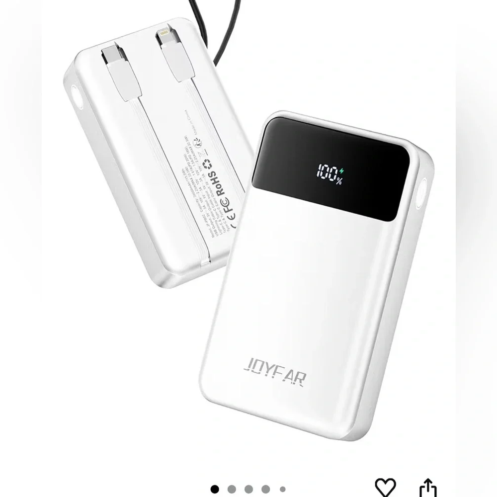 White Power Bank 30000mAh
